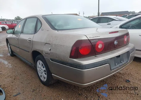 2002 Chevrolet Impala из США, поврежденный, VIN 2G1WF52E129147766